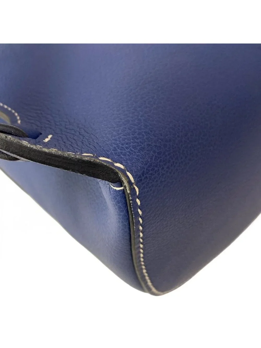 Hermes Backpack a Dos Blue Brighton Silver
